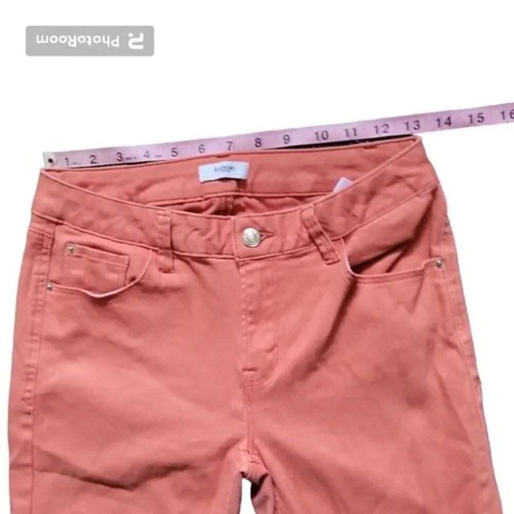 KENSIE JEANS ORANGE SKINNY JEANS - 4/27